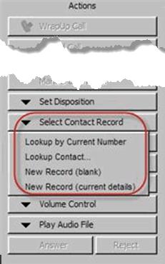 Managing Contacts Managing Contact Records 2 Click Make Call. Attaching a Contact Record to a Call The current phone number is not added to the contact record. Contact records are not changed.