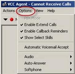 Managing Your Station Setting Phone Options Setting Phone Options You can set these options: Sound Settings Automatically Answering Calls Softphone Volume Control and Signal Quality Testing Voice