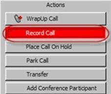 The skip dispositions can be of any type, including the Redial and Final. After you select a skip disposition, a new record window is presented to you.