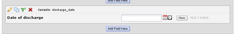 3.3.2.3 Create fields A field is defined by the following attributes: type, label, name, validation, required, identifier, note.
