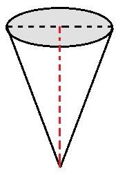 c) An ice cream cone has a diameter of 8 cm and a height of 13 cm. What is the volume of the ice cream cone?