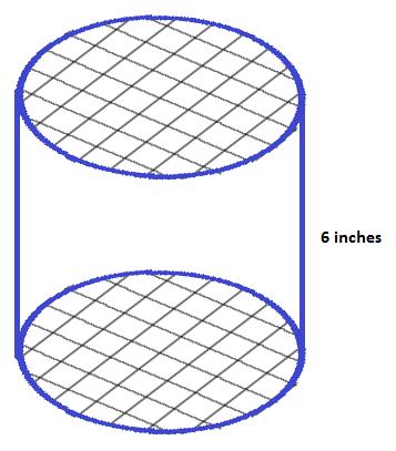 24 units 2 2 Since the base of the cylinder is a circle, some of the squares in the base are partial squares.