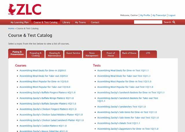 Courses & Tests Catalog To search for or find courses outside of your Learning Plan, click on one of the topics tabs in this section.