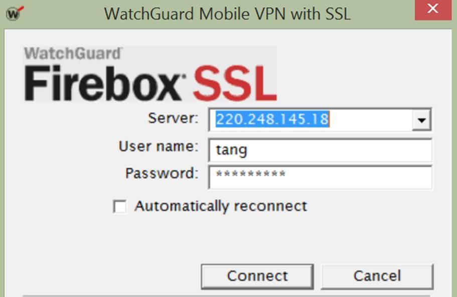 Mobile VPN with SSL Client Authentication After you download and install the Mobile VPN with SSL