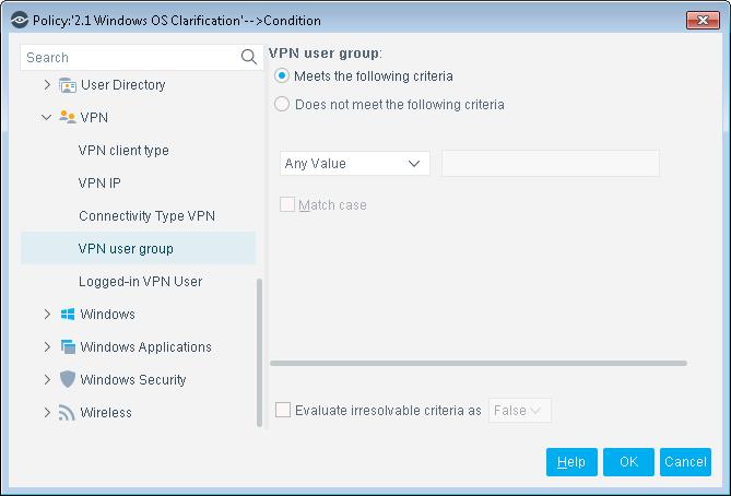 CounterACT Policies for VPN Management This section describes host properties and actions provided by the plugin.