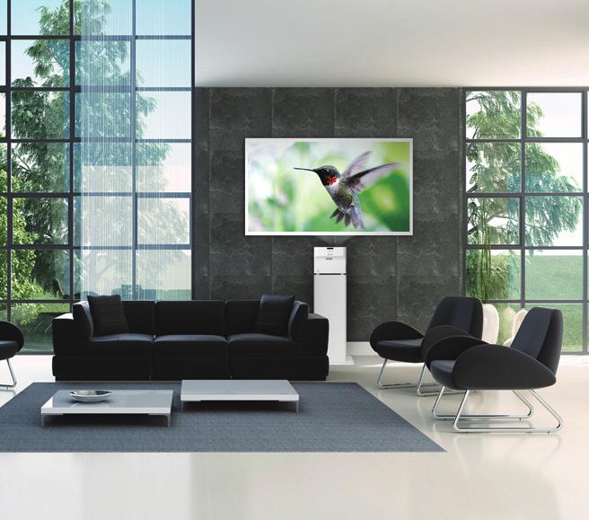 Because they can be placed so close to the projection surface, the projectors don t take up valuable floor space. If preferred, they can even be wall-mounted.