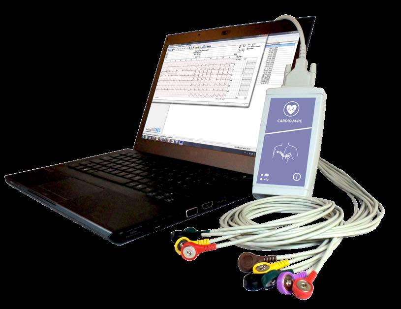 for monitoring the electrode application ECG vector Laptop optional Spiro M PC Stress ECG For