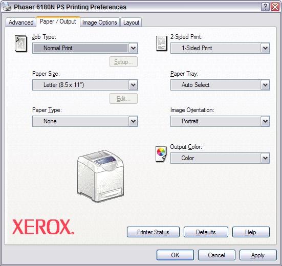 Print drivers need to offer easy access to key features and be intuitively organized.