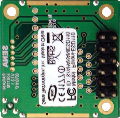M-6200A Application Guide Main Printed Circuit Board, Bluetooth Serial Module Standoff Male Mounting Screw Main Printed Circuit Board, Bluetooth Serial Module Female Connector Figure 6-2 Main Circuit