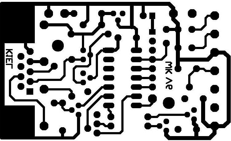 Figure 0 WinKey V6 PCB Bottom Solder Side What s Next? Now it s time to make a more permanent installation.