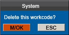 7 System Setting 7.8.1 Add a Work Code Press numeric key '3' to enter Add WorkCode interface. Enter the ID (1-99999999). Press [M/OK] to open T9 input method and enter the Name.