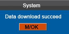 Press key to select Download Attlog then press [M/OK] key to download.