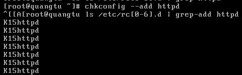 d grep httpd chkconfig --add httpd ; ls /etc/rc[0-6].