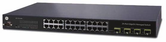 Network Transmission Products 24 Gigabit Fiber Copper PoE and Stacking Switch Series Overview The GE Security GE-DSG / GE-DSSG series is a Layer 2+ managed gigabit switch designed to handle extremely