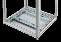 PROLINE INTERNAL COMPONENTS Panel Support Brace Panel Support Braces give additional support to single- and double-bay panels in heavy loading applications and minimize the vibration created by