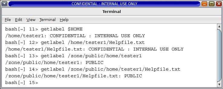 Trusted Extensions Provides Discretionary and Mandatory Access Control users. When these files are visible in a labeled zone, the label of these files is ADMIN_LOW.