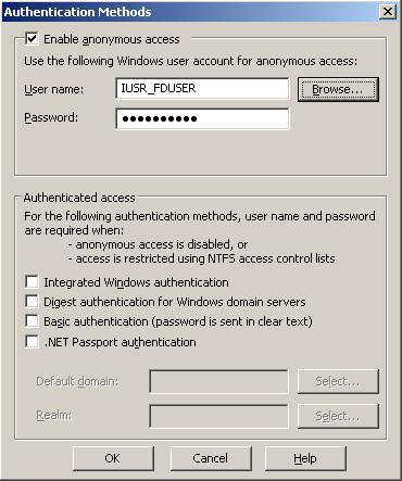 Page 23 of 43 Using IIS and built-in authentication We do not recommend this configuration unless there's a good reason for IIS to be in place, ie it is used to serve other applications.