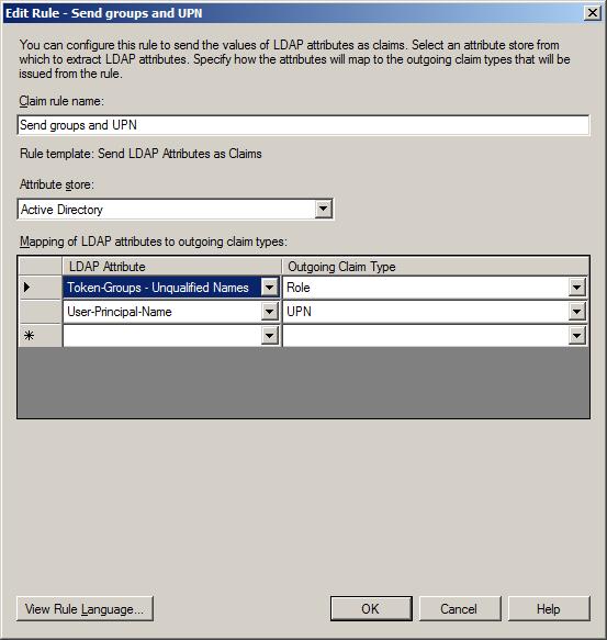 Page 34 of 43 Rule 1: Send the Universal Principal Name (UPN) and groups In order to send the UPN to the client, it must be mapped from the Active Directory attribute.