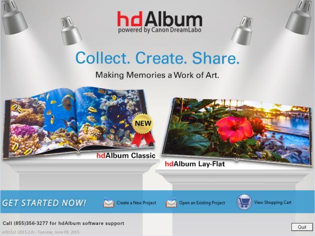 Follow the on-screen instructions to install the hdalbum Designer on your computer. For MAC users 1. Double-click the application file: hdalbum Designer.dmg and a new window will appear. 2.