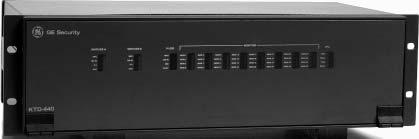 Diiplex IV A Matrix Switchin Control System for Lare CCTV Installations KTD-440 Specifications KTD-440 Master Switcher Chassis With the capacity to manae 64 video inputs by 32 monitor outputs, the