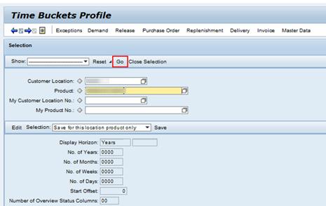 Page: 23 Setting Time Bucket Profiles The time bucket profile relates to the time buckets shown in the SMI Overview and the SMI Details screen.
