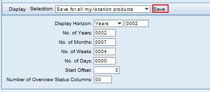 Page: 25 No. of Years Offset period can be shown in days instead of months, when the period specified in the No. of Weeks setting exceeds the time specified in the No. of Months setting.