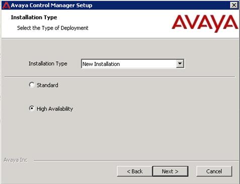 4.4. Primary ACM Application Server Installation Procedure 1. From the Avaya Control Manager installation CD, double-click the Avaya Control Manager Installation wizard. 2.