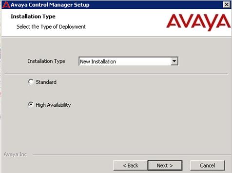 4.5. Secondary ACM Application Server Installation Note: Before installing Avaya Control Manager Secondary Server the following must be completed on the server(s): Install Microsoft Windows 2008 R2