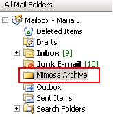 1. Introduction The Mimosa Archive Self-service Retrieve (SSR) Client provides access to email items archived using the NearPoint system and files archived using the File System Archiving (FSA)