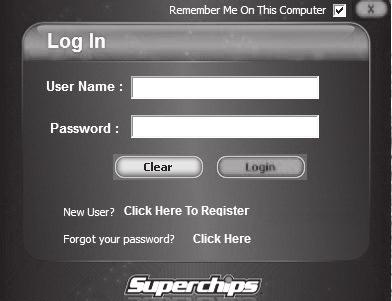 NOTE: The User Name and Password you input will be used to log in as described below. 4 Click the Submit button.