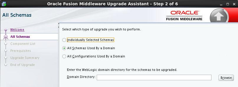 Chapter 8 Upgrading Product Schemas To upgrade product schemas with the Upgrade Assistant: 1.