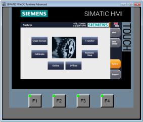 1 Operation via HMI The following operating screens are available in the HMI project for
