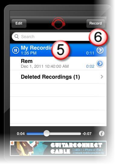 Quality: Users can choose the quality of the recording. The higher the quality, the larger the sound file. 4.