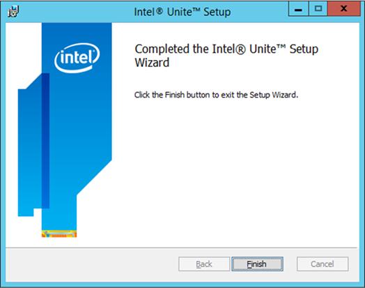 8. Click on Finish to exit the wizard once the installation is completed.