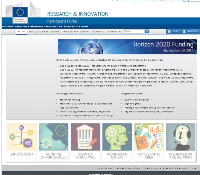 Interested to know more? Visit our Horizon 2020 Participant Portal Useful links: European Commission, DG Research and Innovation: http://ec.europa.eu/research/index.