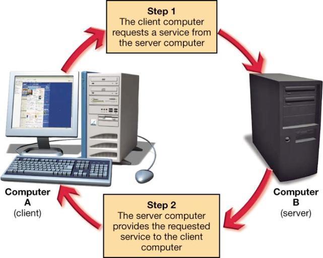Client/Server Networks Client computers Users who make requests Server computers Provide