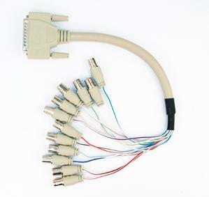 10 Description: Figure 1-16 12ch audio connection cable and