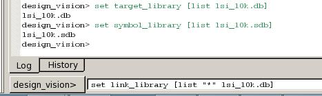 3. set link_library [list * lsi_10k.db], press enter Everytime you start Design Vision, you need to enter these lines. Next, go to file and select Analyze.