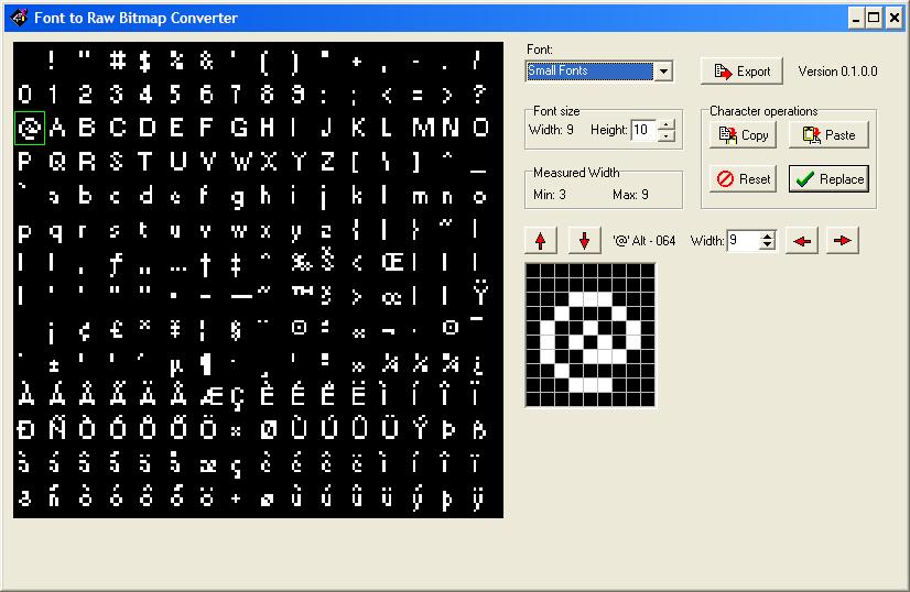 INTRODUCTION Font Tool is a utility that can assist in converting Windows Fonts into the Bitmap format required by the 4D displays.