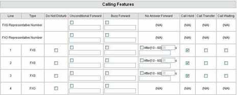 Calling Features Do Not Disturb: It will only be able to call out when it is enabled. All incoming calls will be restricted.