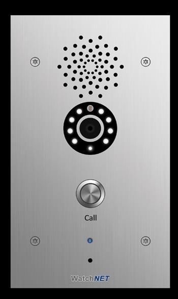 SIP-based single button Emergency Station Android-based Web interface Brushed stainless steel finish Built-in microphone, speaker and HD