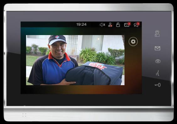 Thin profile and small footprint similar to a 7 inch tablet Android-based OS Ideal as an indoor in suite intercom Capable to text message other extensions Capable to place an
