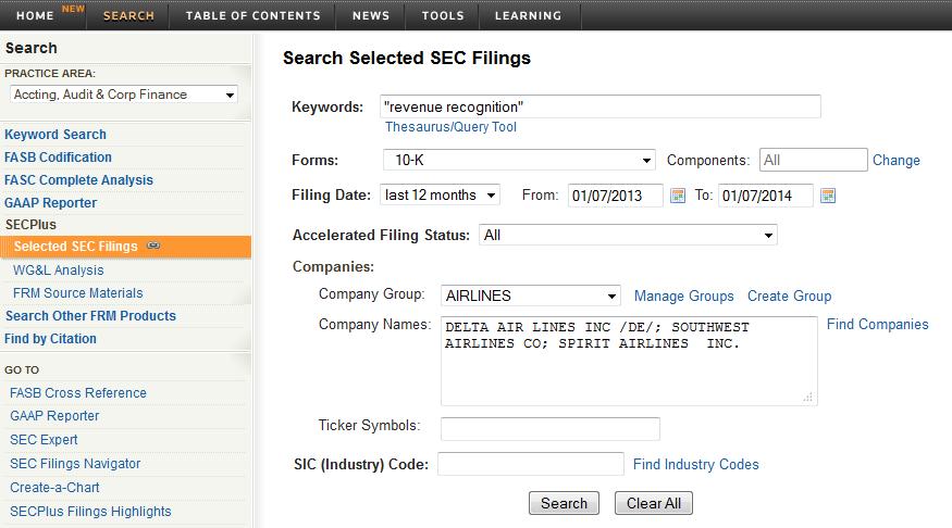 SECPlus SECPlus is an online research tool that provides real-time access to selected SEC filings. Access SECPlus on the Search screen in the left navigation pane.