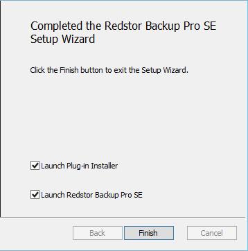 5. If the Backup Pro SE service is running, a Files in Use wizard screen will appear. Click OK to have the installer stop the service, update the software and then restart the service.
