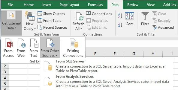 Analyzing data with Power View Power View enables highly flexible analytical views view from within Excel.