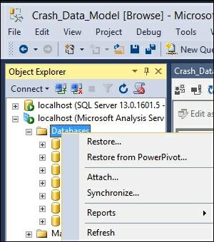 Moving Power Pivot to SSAS via Management Studio Once you have a developed Power Pivot solution that you would like to move to SSAS, you can save a copy of your Excel workbook and place it in the