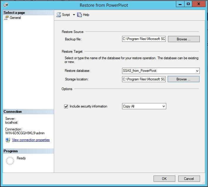 8. Once completed, right-click on the Databases folder in SSMS, and then you will see