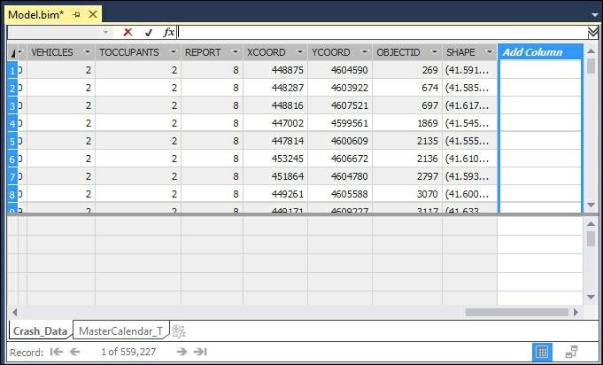 Adding a calculated column Calculations contain code that is applied to all rows in your data. You will create calculations to make the data easier for your users to use.