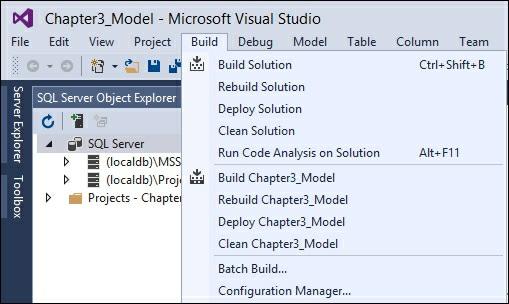 Deploying your first model Deployment of your model is the final step to getting the data accessible to your users for reporting. You have designed and built your model in Visual Studio.