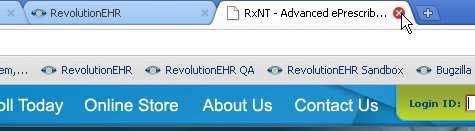 At this point, the Rx is created inside of the RxNT system, but has not yet been downloaded to RevolutionEHR. This process will be done on an automated basis every 60 minutes.